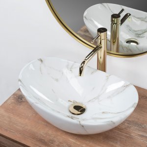 Umywalka Rea Umywalka Nablatowa REA Royal Mini Aiax Shiny 6