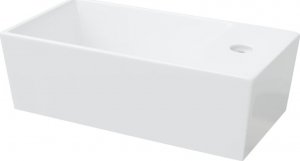 Umywalka vidaXL vidaXL Umywalka, biała, 48x25x15 cm, ceramiczna 5