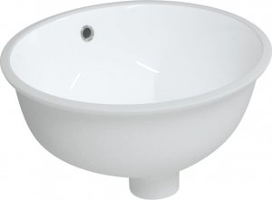 Umywalka vidaXL vidaXL Umywalka, biała, 38,5x33,5x19 cm, owalna, ceramiczna 2