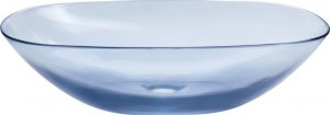 Umywalka Beliani Umywalka nablatowa 54 x 36 cm niebieska MOENGO Lumarko! 1