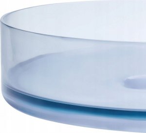 Umywalka Beliani Umywalka nablatowa okrągła ⌀ 36 cm niebieska TOLOSA 4