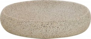 Umywalka vidaXL Umywalka nablatowa, piaskowa, owalna, 59x40x15 cm, ceramiczna 4