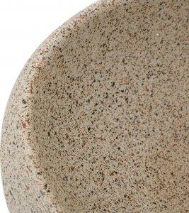 Umywalka vidaXL Umywalka nablatowa, piaskowa, owalna, 59x40x15 cm, ceramiczna 7