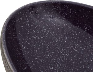 Umywalka vidaXL Umywalka nablatowa, fioletowo-szara, owalna, 59x40x14 cm 7