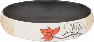 Umywalka vidaXL Umywalka nablatowa, wielokolorowa, owalna, 59x40x15 cm 4