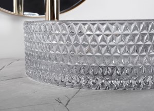 Umywalka Rea Umywalka nablatowa Rea Cristal Light Grey 4