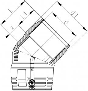 Georg Fischer Kolano elektrooporowe 45ST. DN160 PE100, SDR11, PN10 gaz/PN16 woda 4