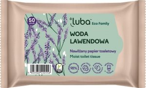 Luba Eco Family nawilżany papier toaletowy z Wodą Lawendową 50szt. 1