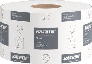 Katrin Toiletpapir Katrin Plus Giga S 2-lags 160m 12rl/kar 108925 - (12 ruller pr. karton) 1