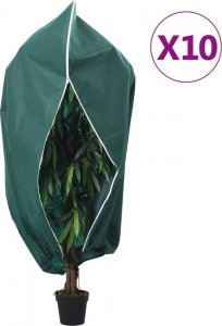 Plandeka vidaXL vidaXL Kaptury ochronne z suwakiem, 10 szt., 70 g/m, 3,14x2,5 m 1