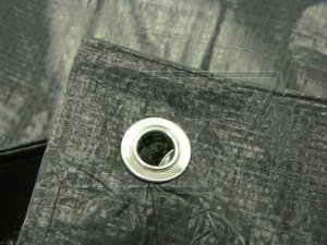Plandeka Geko Plandeka 6x12m mega gruba/szara120G(2) 4