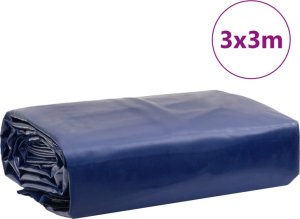 Plandeka vidaXL Plandeka, niebieska, 3x3 m, 600 g/m² 9