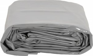 Plandeka vidaXL Plandeka, szara, 3,5x5 m, 600 g/m² 3