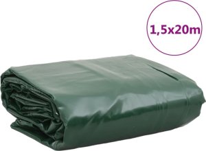 Plandeka vidaXL Plandeka, zielona, 1,5x20 m, 600 g/m² 9