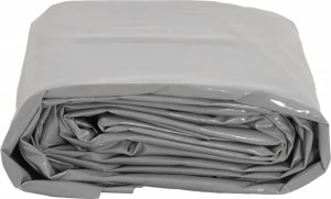 Plandeka vidaXL Plandeka, szara, 5x8 m, 600 g/m² 3