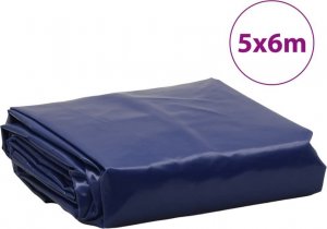 Plandeka vidaXL Plandeka, niebieska, 5x6 m, 600 g/m 8