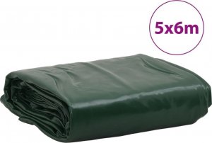 Plandeka vidaXL Plandeka, zielona, 5x6 m, 600 g/m 8