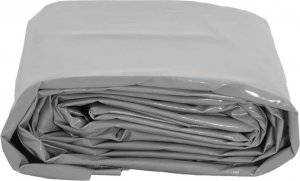 Plandeka vidaXL Plandeka, szara, 4x8 m, 600 g/m 3
