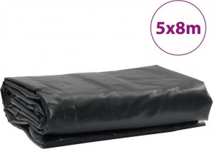 Plandeka vidaXL Plandeka, czarna, 5x8 m, 600 g/m 9
