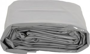 Plandeka vidaXL Plandeka, szara, 4x5 m, 600 g/m 3