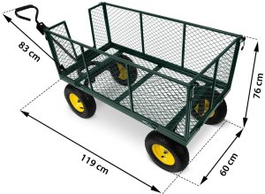 Humberg Wózek ogrodowy wywrotka 280l HM-510 11