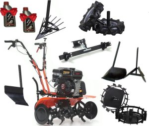 Glebogryzarka Hortmasz Glebogryzarka HGS 6580 L HORTMASZ Spalinowa + 10-elementowy zestaw akcesoriów 5