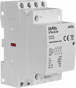 Zamel Stycznik modułowy instalacyjny 25A 4Z 230V AC, typ: STM-25-40 EXT10000295 1