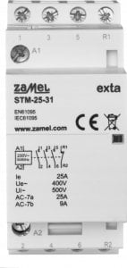Zamel Stycznik modułowy cewka 25A 230V AC 3xZ 1xR TH35 EXTA ZAMEL STM-25-31 EXT10000292 1