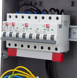 ELS Elektrotechnika Rozdzielnica budowlana 32A/5P + 16A/5P + 2*GS 230V + zabezpieczenia, 11NO22C11C11C 6