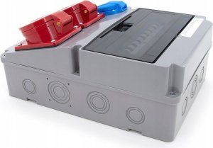 ELS Elektrotechnika Rozdzielnica budowlana 32A/5P + 16A/5P + 2*GS 230V + zabezpieczenia, 11NO22C11C11C 10