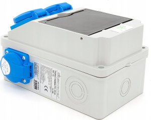 ELS Elektrotechnika Rozdzielnica budowlana, ogrodowa 2*GS 230V + zabezpieczenia + różnicówka, 6NO21C00F 15