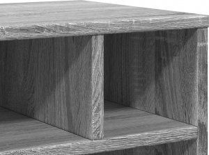 vidaXL Stojak pod drukarkę, z kółkami, szary dąb sonoma, 41x32x48 cm 8