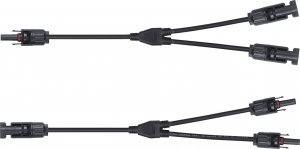 Orno Rozdzielacz 2xMC4, Typ Y, do paneli fotowoltaicznych 2