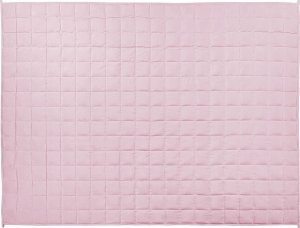 Beliani Kołdra obciążeniowa 4kg 100 x 150 cm różowa NEREID 3
