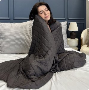 LOZKOHOLICY.PL Sp.z o.o. Sp. K. Kołdra 135 x 200 Obciążeniowa Sensoryczna 9kg Nel 04 3