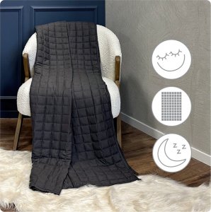 LOZKOHOLICY.PL Sp.z o.o. Sp. K. Kołdra 135 x 200 Obciążeniowa Sensoryczna 9kg Nel 04 5