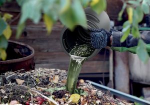 Prosperplast Zbiornik na nawóz, kompost Pojemnik do wytwarzania nawozu COMBIOLIQ 25l + kranik 8