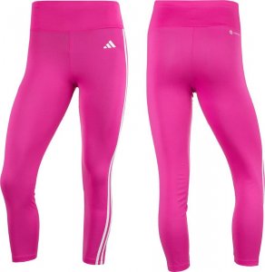 Adidas Legginsy dla dzieci adidas Essentials Aerorady 3-Stripes High-Waisted Tights różowe HR5790 152cm 1