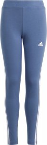 Adidas Legginsy dla dzieci adidas Essentials 3-Stripes Cotton Tights niebieskie IS2633 164cm 1