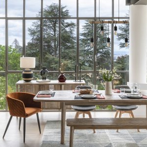 Atmosphera Pękaty wazon ze szkła z recyklingu ULY, Ø 21 cm 2