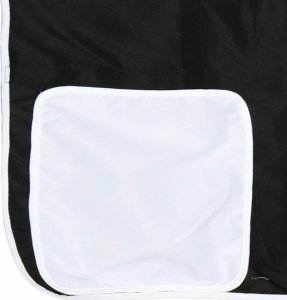 vidaXL Łóżko piętrowe z zasłonkami, biało-czarne, 90x190 cm, sosnowe 12