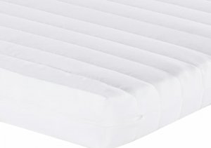 vidaXL Materac piankowy, biały 160x200 cm, 7-strefowy, twardość 20 ILD 7