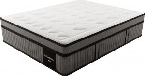 Hilding Materac Otello DeLuxe Edition by hybrydowy ROZMIAR: 200x200 cm, POKROWIEC: Modern 3