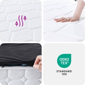 vidaXL vidaXL Materac kieszeniowy, średnia twardość, 160x200 cm, Super King 9