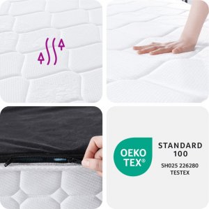 vidaXL vidaXL Materac kieszeniowy, średnia twardość, 120x200 cm 8