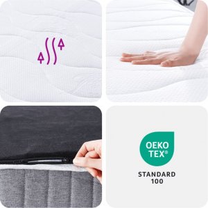 vidaXL vidaXL Materac kieszeniowy, twardość średnia, 140x200 cm 9