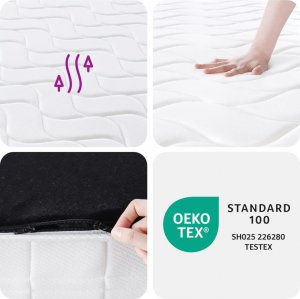 vidaXL vidaXL Materac kieszeniowy, średnia twardość, 140x200 cm 6