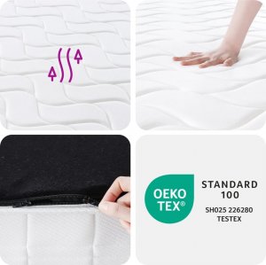 vidaXL vidaXL Materac kieszeniowy, średnia twardość, 120x200 cm 6