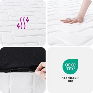 vidaXL vidaXL Materac kieszeniowy, średnia twardość, 120x200 cm 9