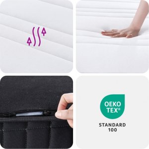 vidaXL vidaXL Materac bonellowy, średnia twardość, 80x200 cm 8